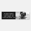 Search for german bumper stickers German shepherd dog