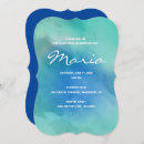Search for ombre birthday invitations Blue