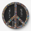Search for peace sign paper plates Cute