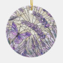 Search for lilac flower christmas tree decorations Butterfly