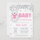 Search for grey snowflakes postcards Winter baby shower