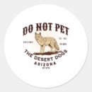 Search for coyotes stickers Desert
