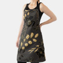 Search for black and gold aprons Elegant