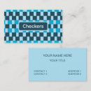 Search for checkerboard business cards Checkered