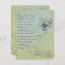 Search for pansies wedding invitations Pansy