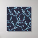 Search for navy blue canvas prints Pattern