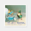 Search for vintage easter napkins Chicken