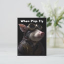 Search for funny pig postcards When pigs fly