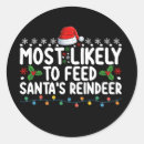 Search for most stickers Santa