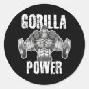 Search for muscles stickers Gorilla