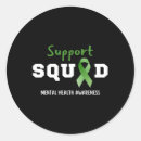 Search for green awareness ribbon stickers Brain