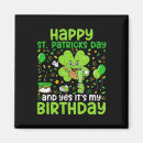 Search for 4 leaf magnets St patrick day