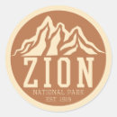 Search for zion national park stickers Utah