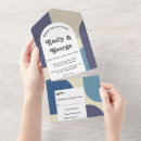 Search for purple and teal wedding invitations Modern