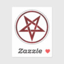 Search for beelzebub stickers Pentagram