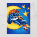 Search for sleeping moon postcards Cartoon