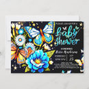Search for magical butterfly invitations Pastel
