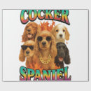 Search for cocker spaniel wrapping paper Funny