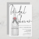 Search for champagne bottle bridal shower invitations Modern