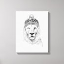 Search for black lion canvas prints Animal
