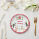 Search for farm animal plates Barnyard birthday