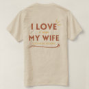 Search for golf wife tshirts I love my wife