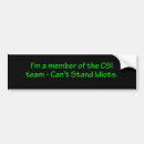 Search for team bumper stickers Funny