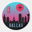 Search for texas souvenirs magnets Dallas skyline