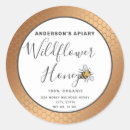 Search for round honey stickers Apiary