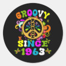 Search for groovy stickers 60s
