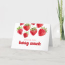Search for strawberry thank you cards Pink