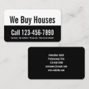 Search for investor business cards We buy houses