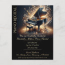 Search for piano recital invitations Keyboard