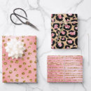Search for gold cheetah wrapping paper Glitter
