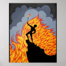 Search for fire and flames posters Tribal