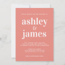 Search for coral wedding invitations Black and white