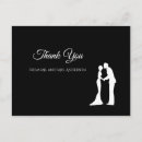 Search for bride and groom silhouette cards Simple