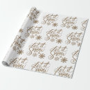 Search for let it snow wrapping paper Gold