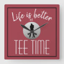 Search for golf tee clocks Golfer