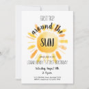 Search for sun 1st birthday invitations You are my sunshine