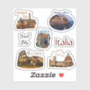 Search for italian travel stickers Europe