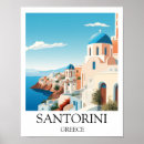 Search for santorini travel posters Mediterranean