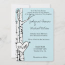 Search for birch trees wedding invitations White