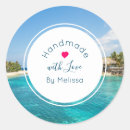Search for love beach stickers Handmade with love