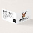 Search for dog bone business cards Animal care