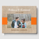 Search for rustic wedding guest books Country