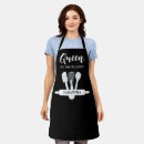 Search for black queen aprons Black and white