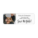 Search for photo save the date return address labels Engagement