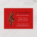 Search for clef business cards Gold