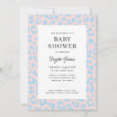 Search for pink leopard baby shower invitations Cheetah